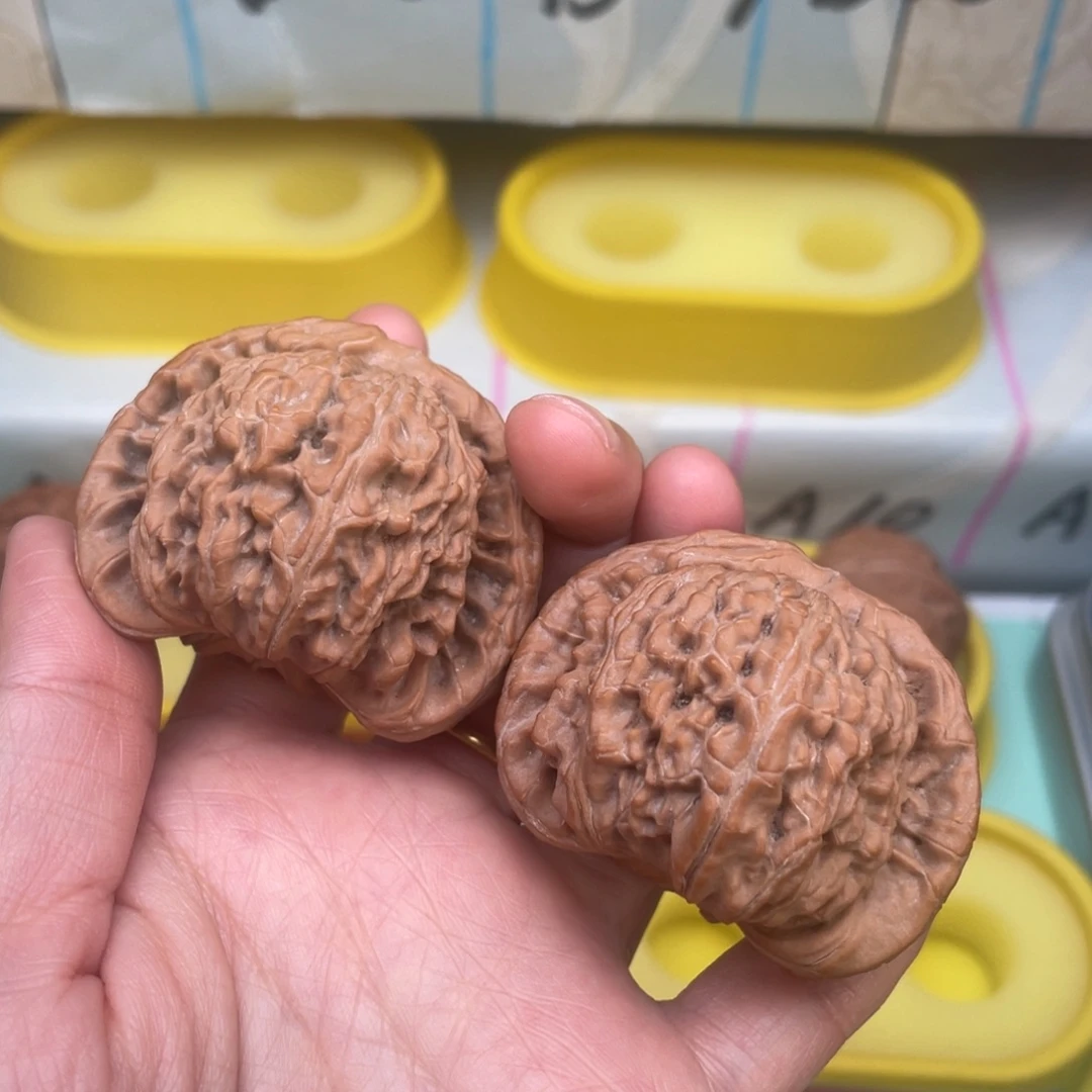 吊坠文玩核桃白狮子47