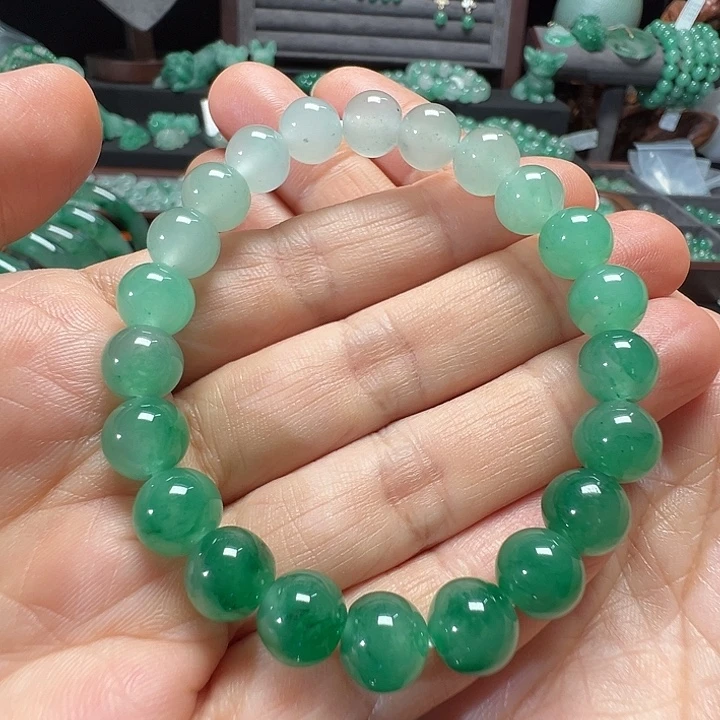 未镶嵌手链石英质玉（非洲翠）36号