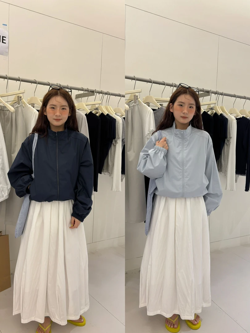 66023#韩系气质慵懒风简约宽松大裙摆半身裙