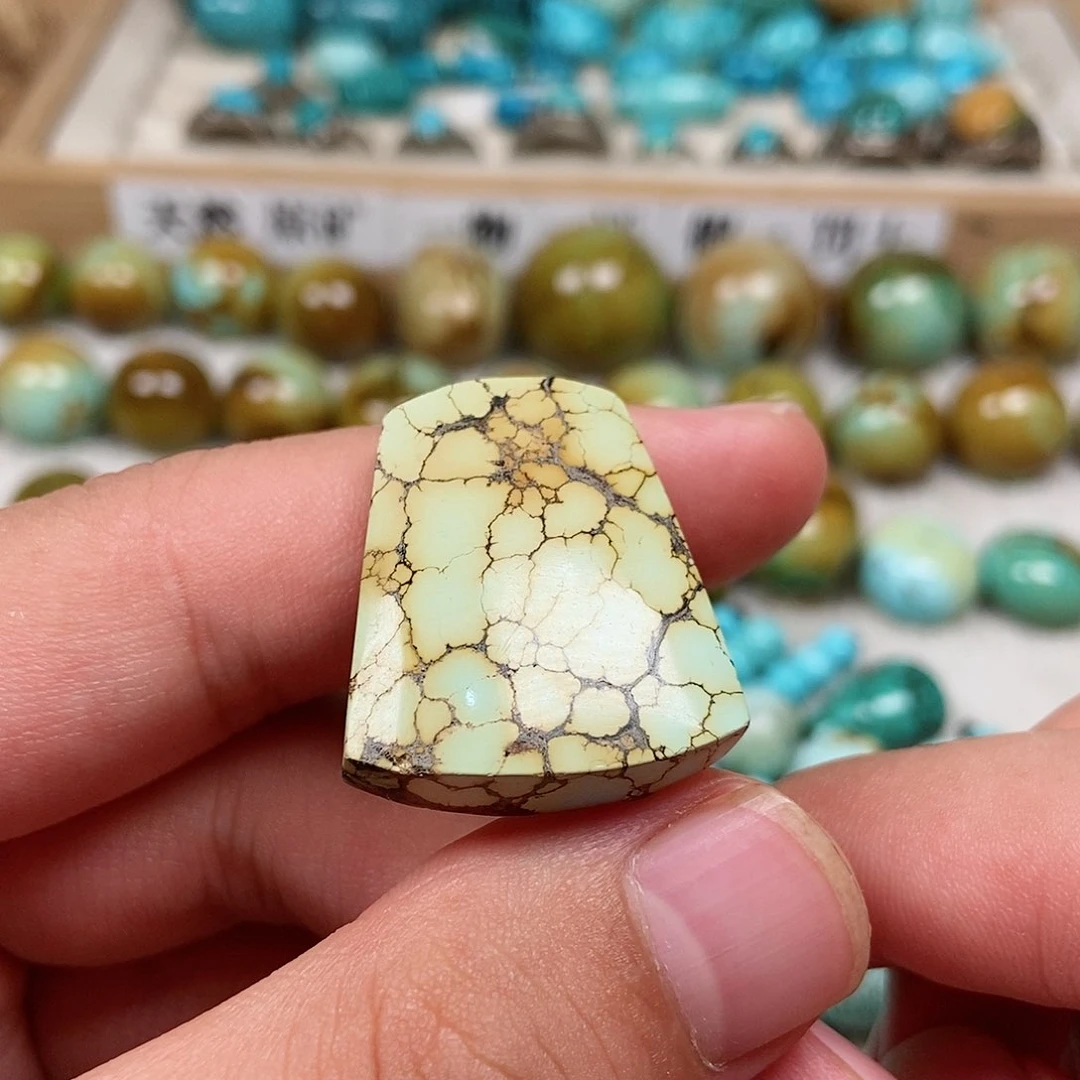 未镶嵌绿松石珠宝半成品