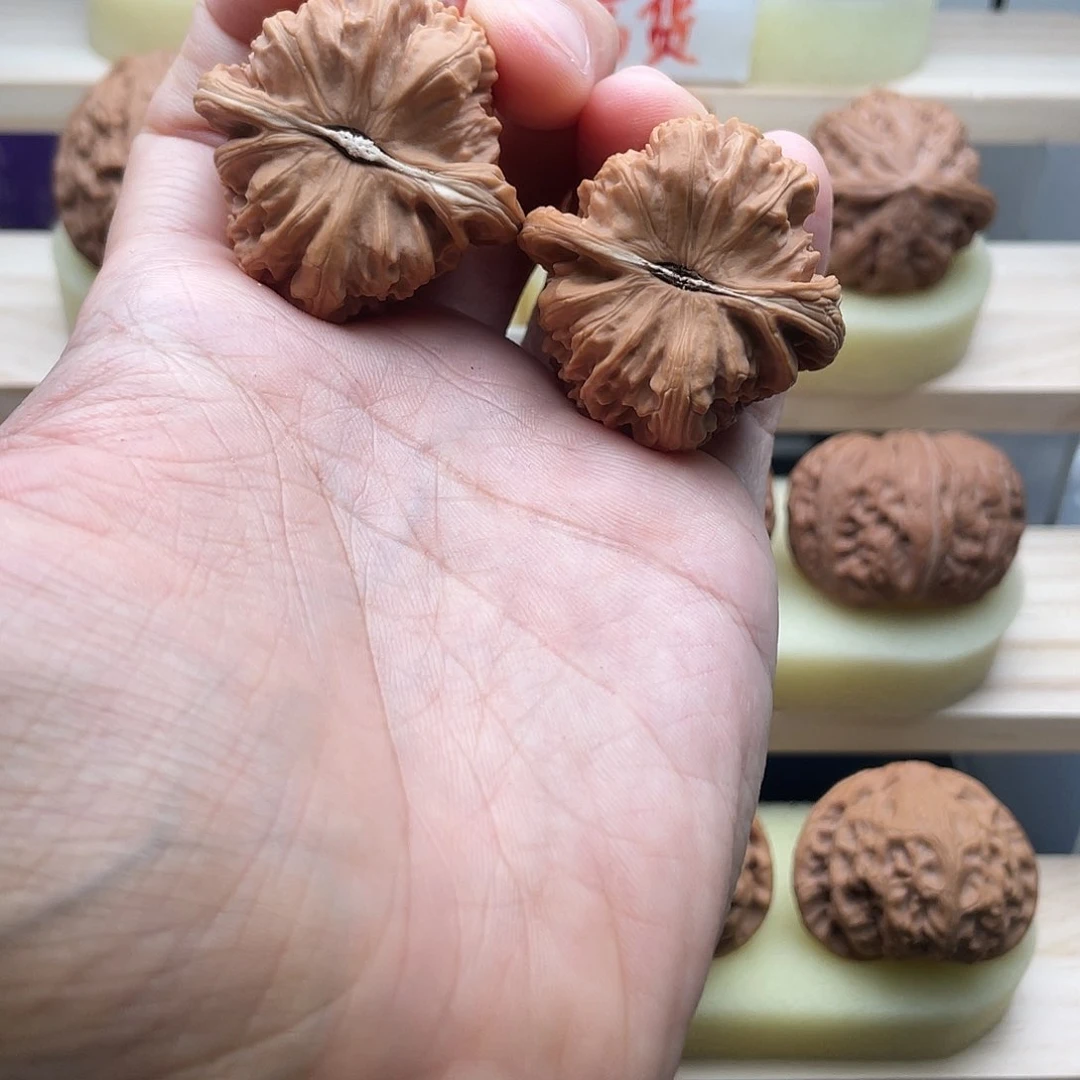 吊坠文玩核桃38全品三角白