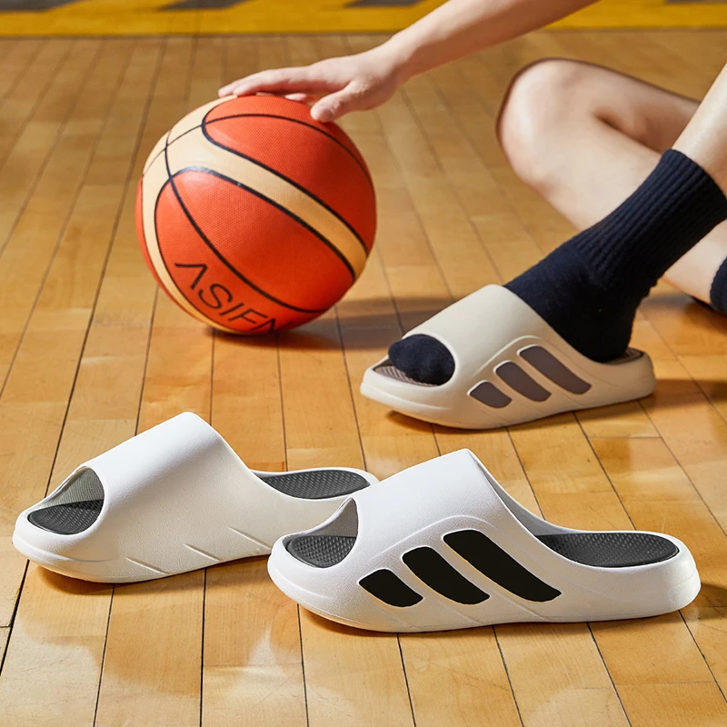 篮球运动拖鞋男士夏季户外穿2025新款爆款防滑厚底潮流凉拖男