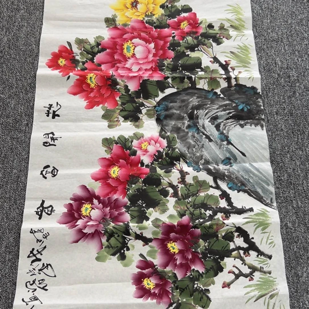 国画纯手工制作而