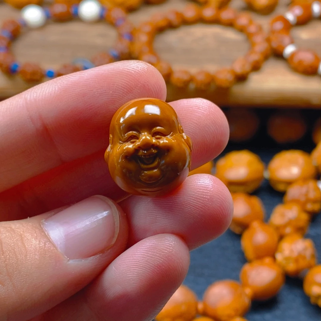 手串/手链橄榄核一青老师18×20笑口常开，笑佛