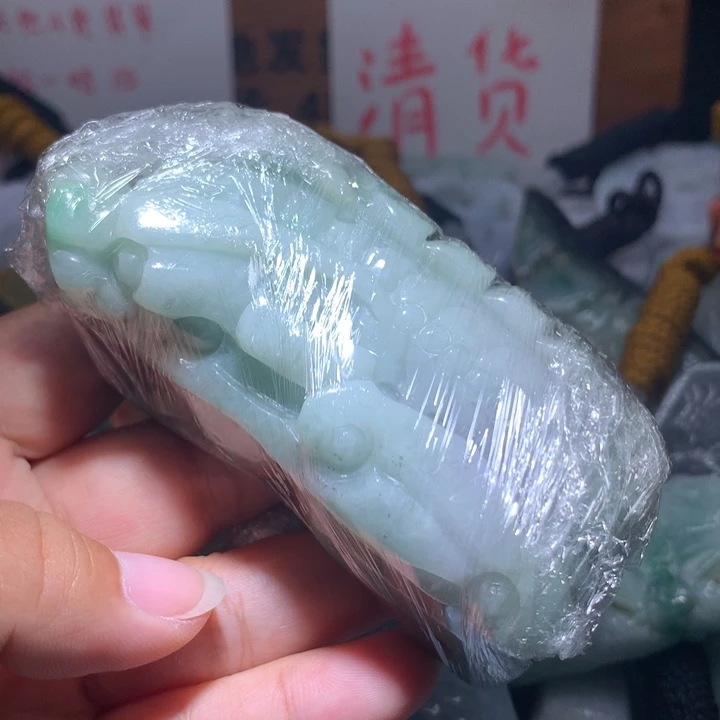 颈饰未镶嵌翡翠保真天然A货翡翠