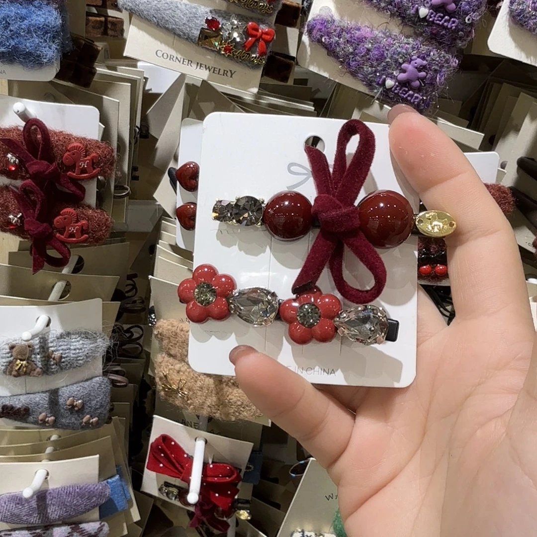 布艺非金属小花拼鸭架