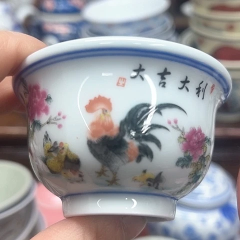 杯子景德镇陶瓷主人杯