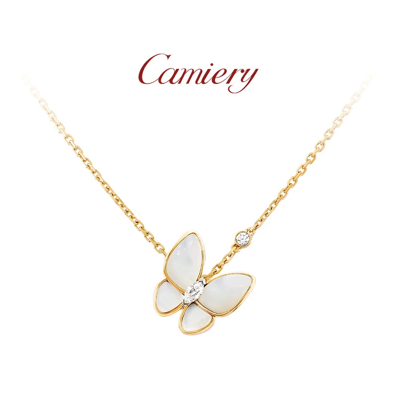 CAMIERY时尚轻奢蝴蝶项链精致百搭气质百搭S