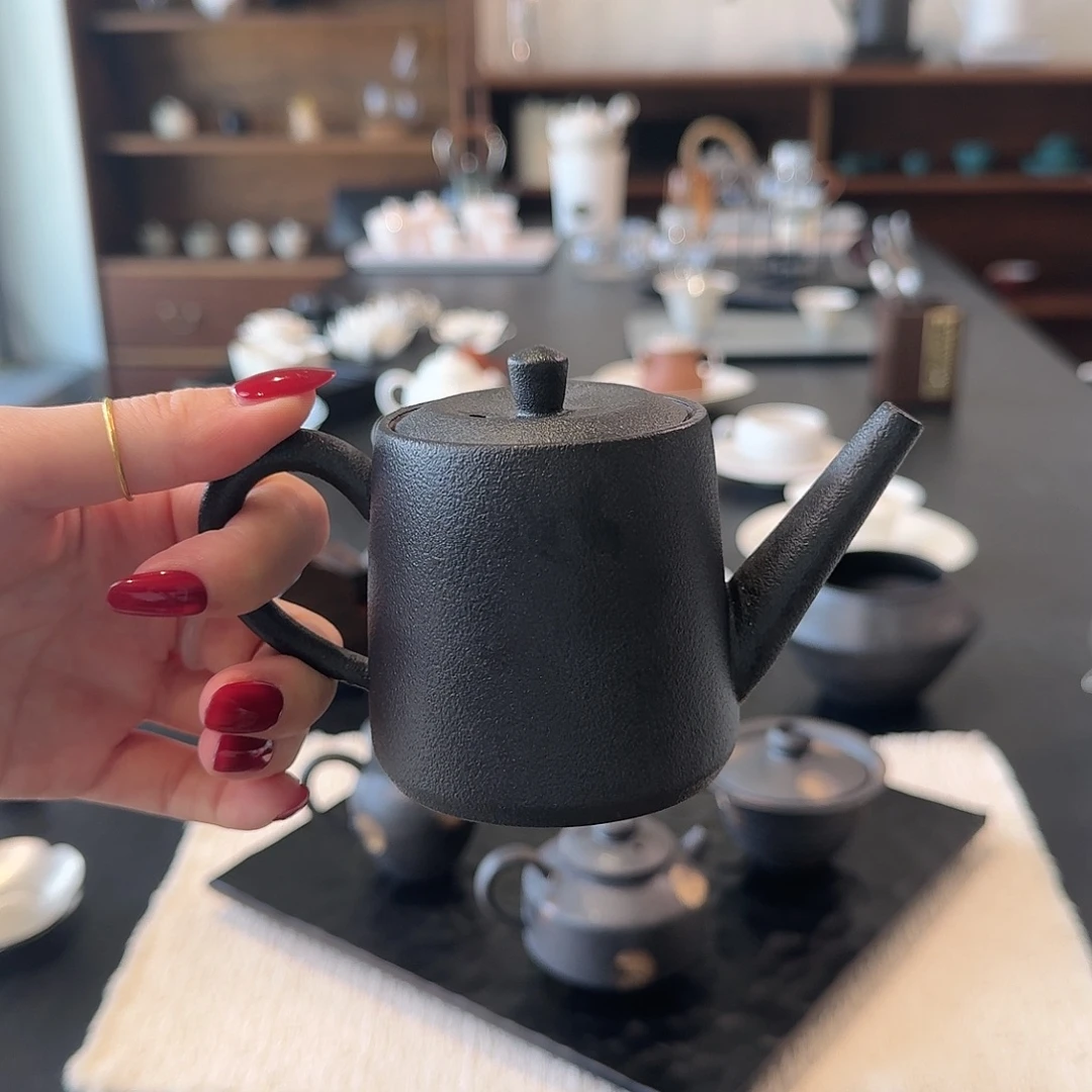 清仓福利 手作黑釉壶