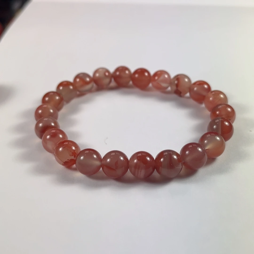 南红玛瑙手链未镶嵌
