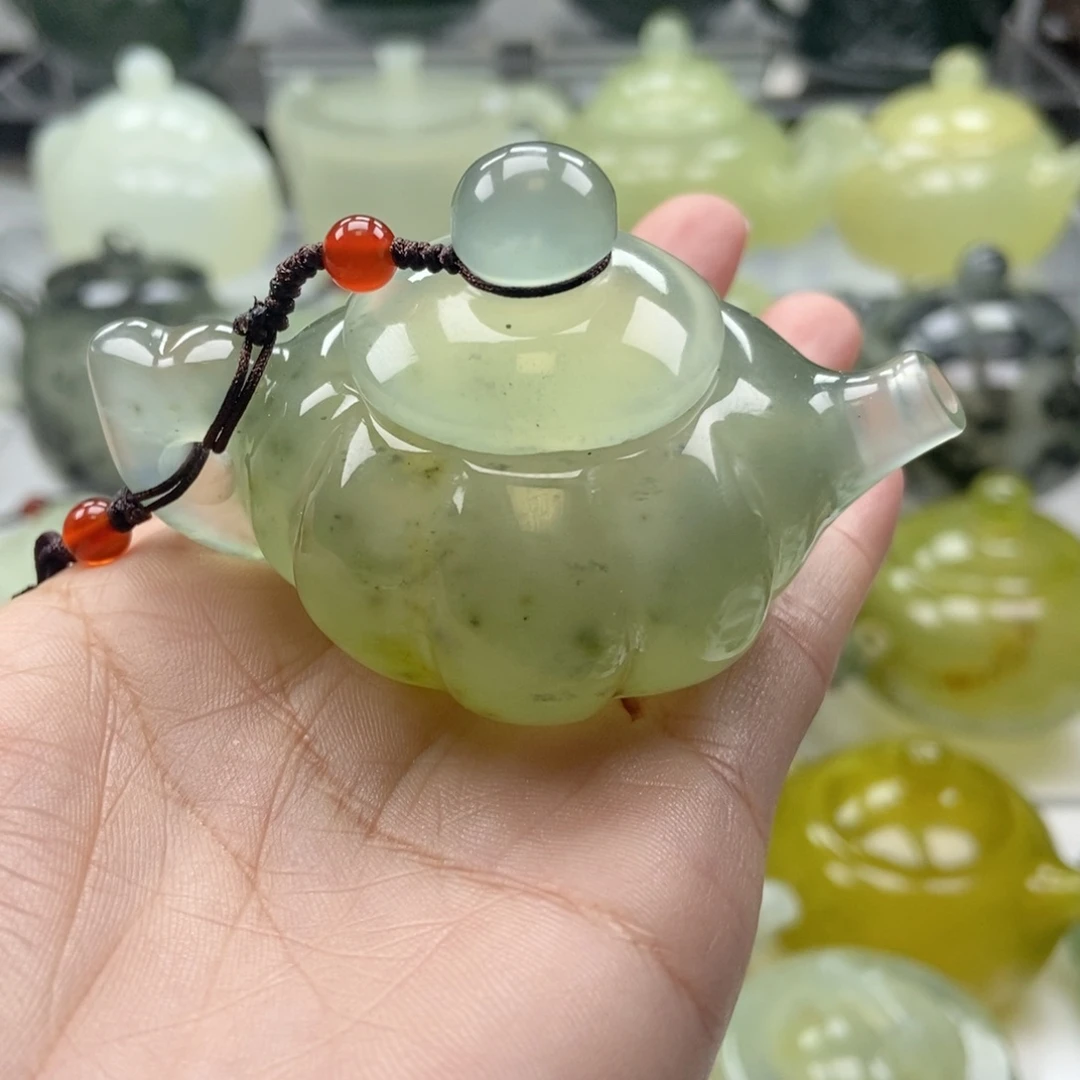 蛇纹石玉未镶嵌手把