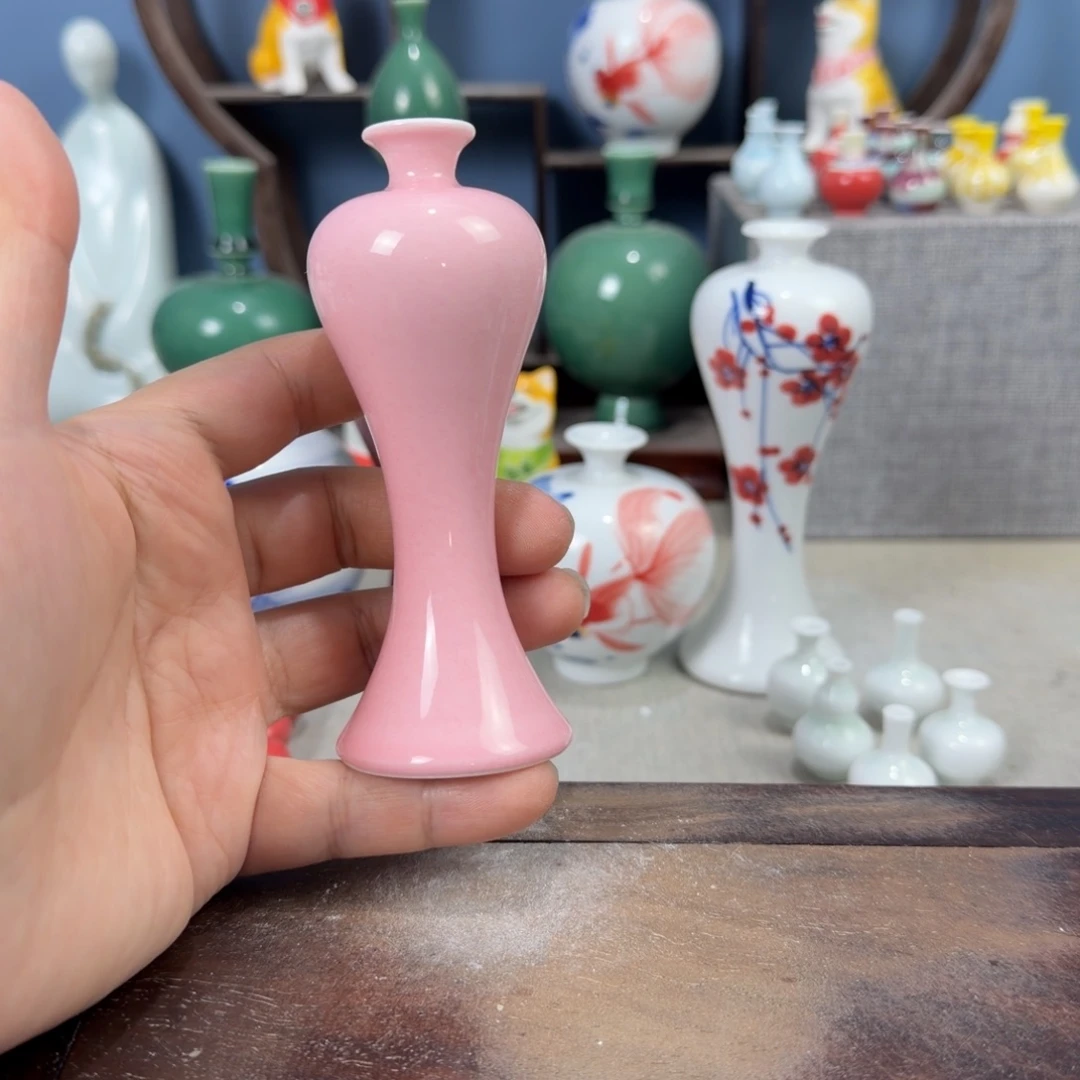 陶瓷手工小花器摆件