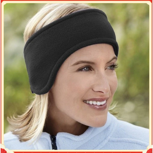 《不压发型的保暖耳罩！发带款软乎乎 骑车通勤防风 秋冬搭衣巨好看