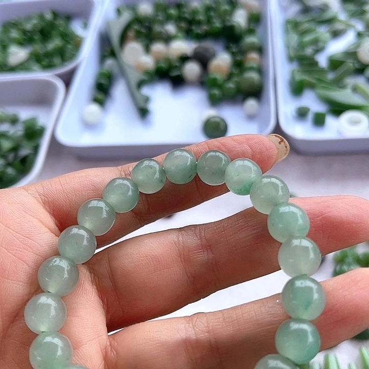 合金手串石英质玉