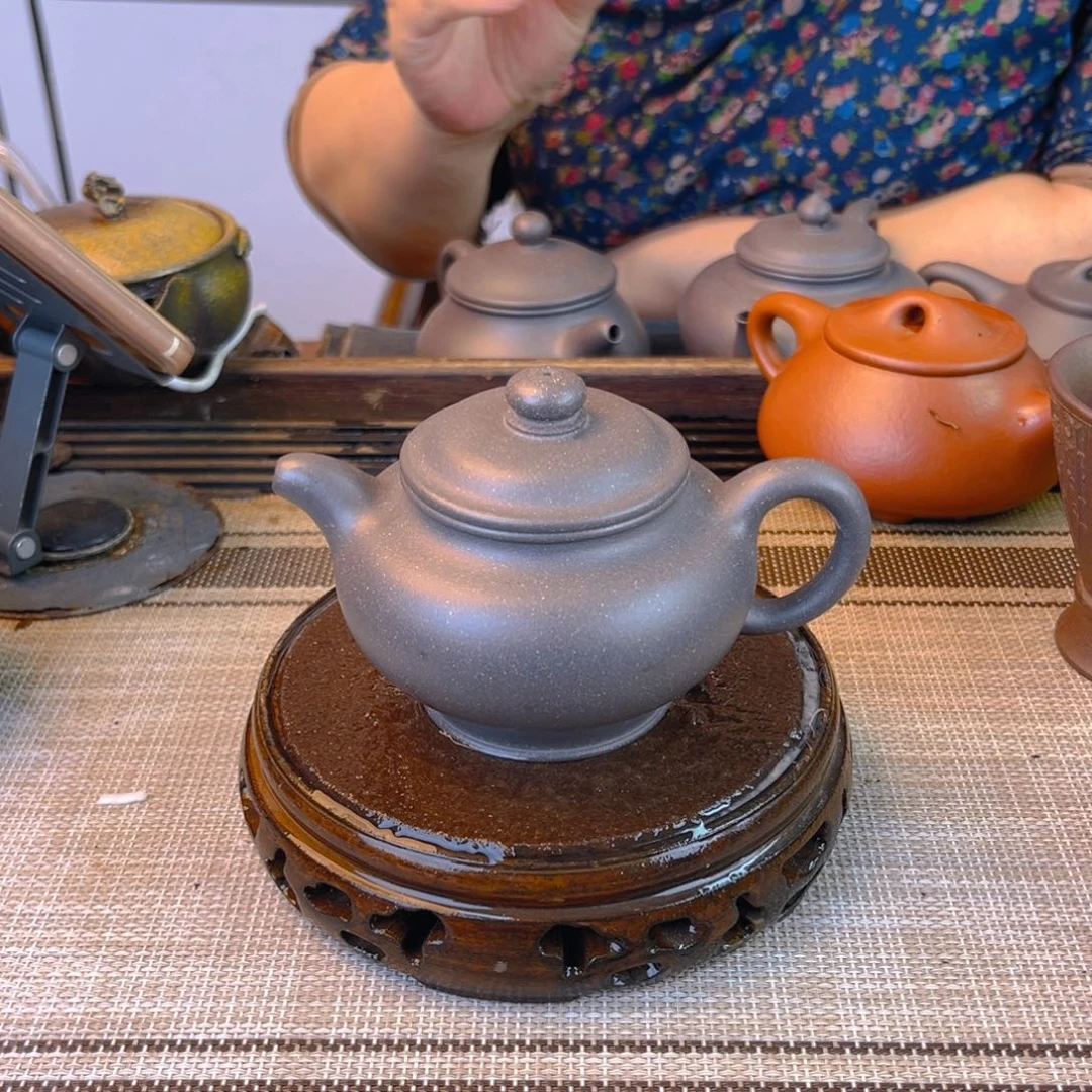 紫砂茶壶大水谭天青180cc