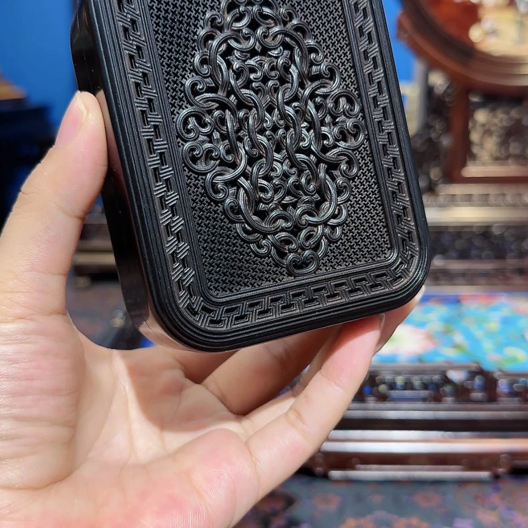 【闪购商品】黑酸枝木类成套家具香盒