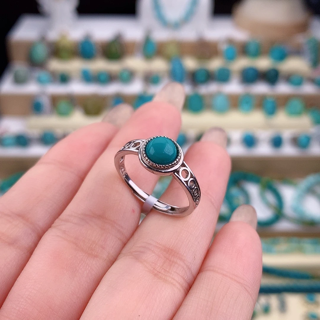 绿松石未镶嵌戒指