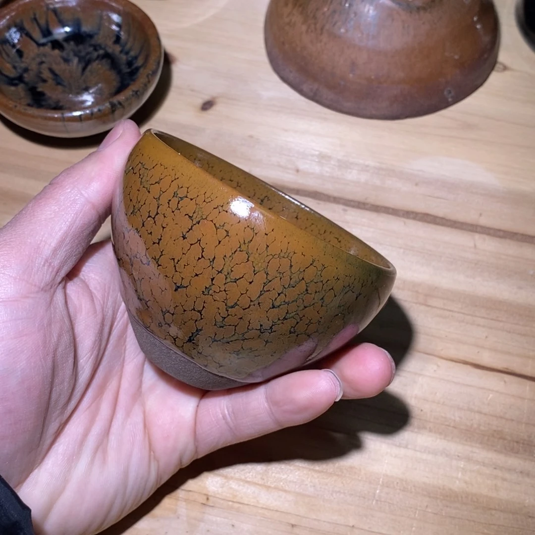 茶盏建窑建盏30元内默认微瑕