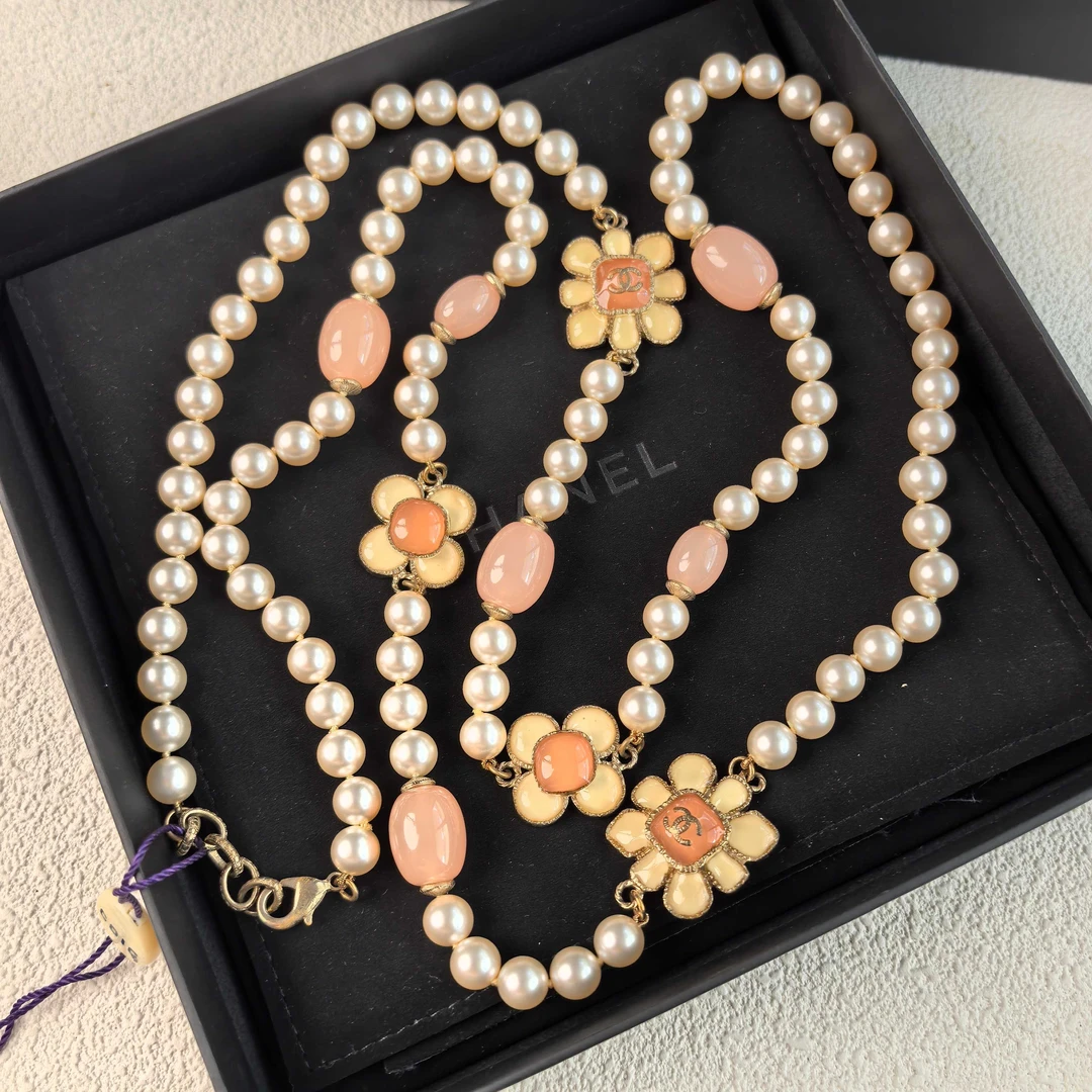 95新 Chanel/香奈儿 泡泡中古Chanel首尔系列珍珠项链