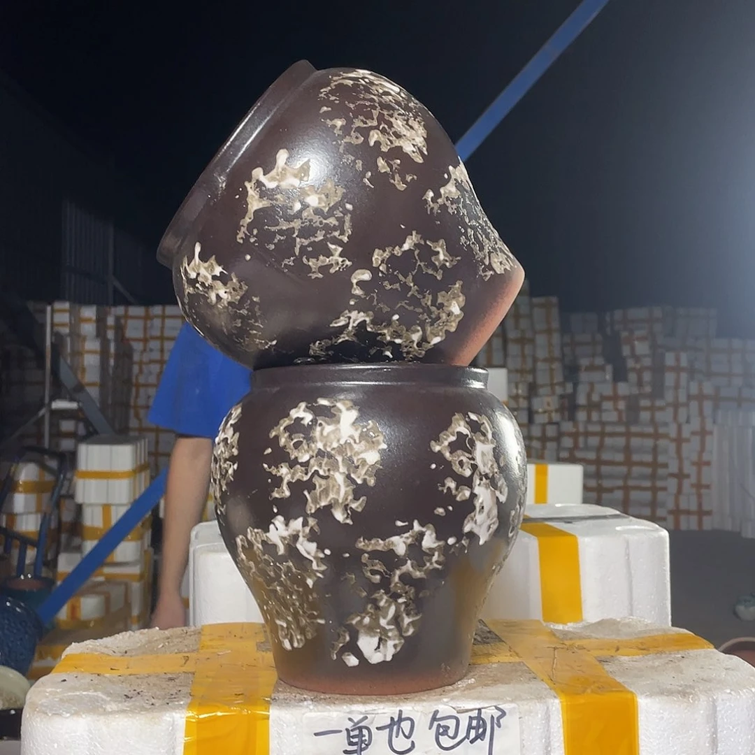 紫砂花盆宜兴紫砂粗陶花盆16（21