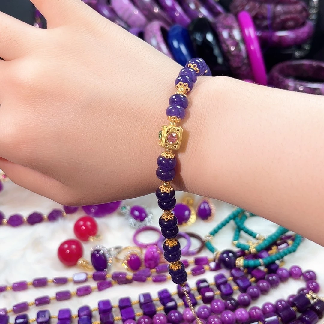 无非金属设计款算盘珠手链