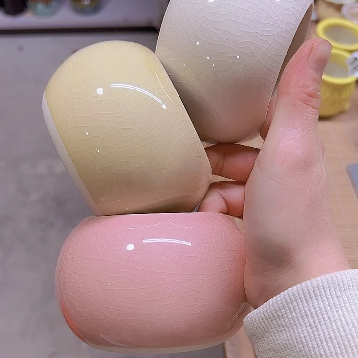 红陶陶瓷花盆当场满12包邮