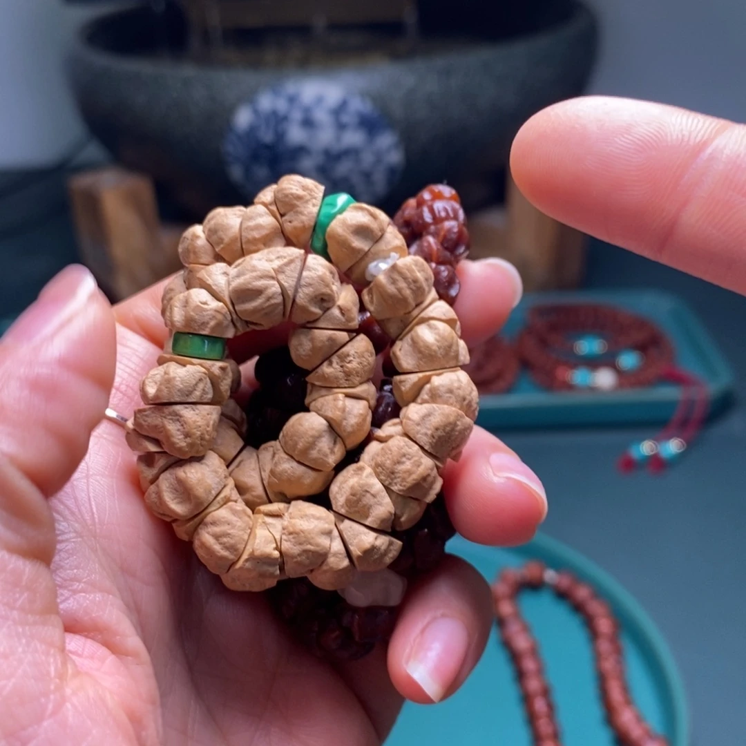 吊坠柏香籽/百香籽135.5肠配松8➕