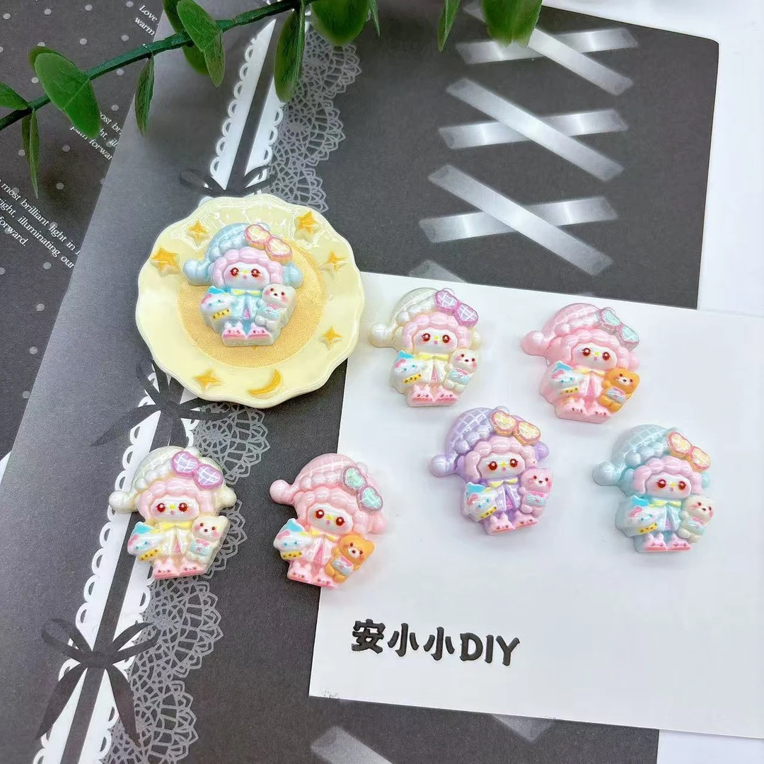 【睡衣小羊】安小小定制DIY手机饰品配件卡通立体可爱