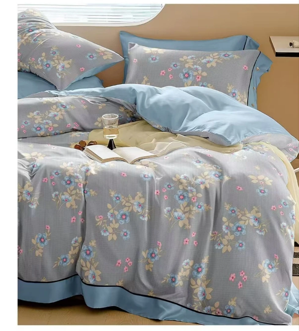 200/230丽影灰色双面可用有氧双层纱加厚多功能榻榻米床单床盖