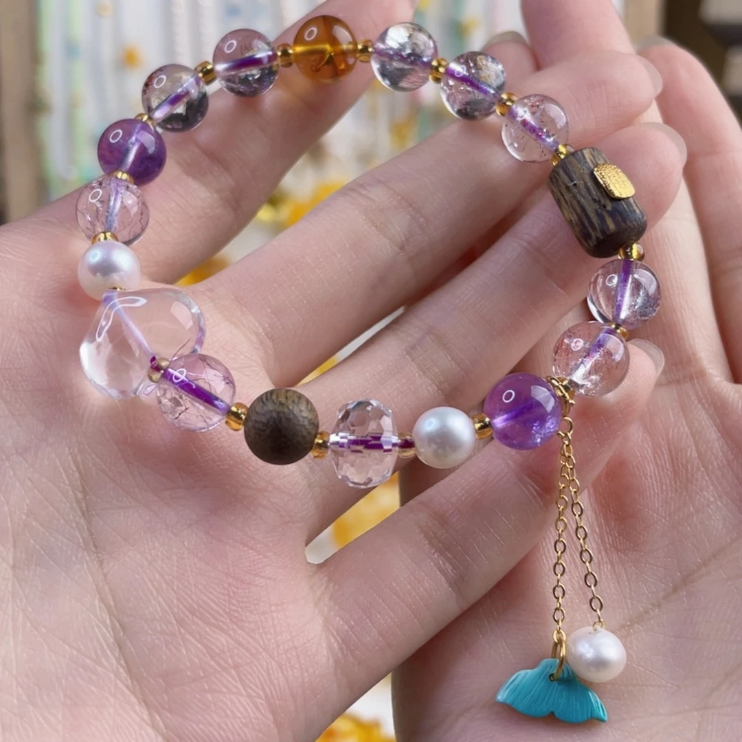 琥珀未镶嵌裸石琥珀手串