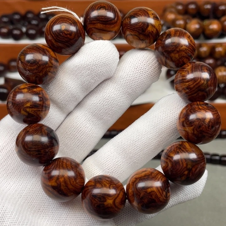 黄花梨/降香黄檀手串/手链海南黄花梨