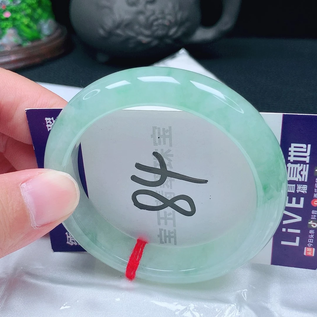 未镶嵌手镯翡翠55圈口