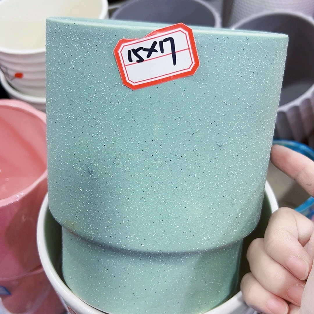 外贸尾单陶瓷花盆凑单10米包邮