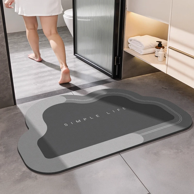 浴室垫卫生间吸水地垫浴室脚垫家用入户防滑加厚新款耐脏免洗门垫