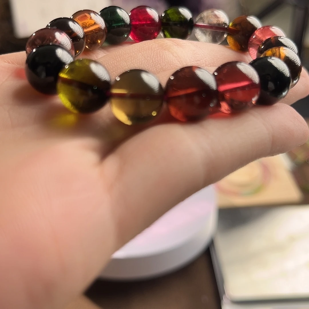 未镶嵌绝美碧玺首饰盒碧玺