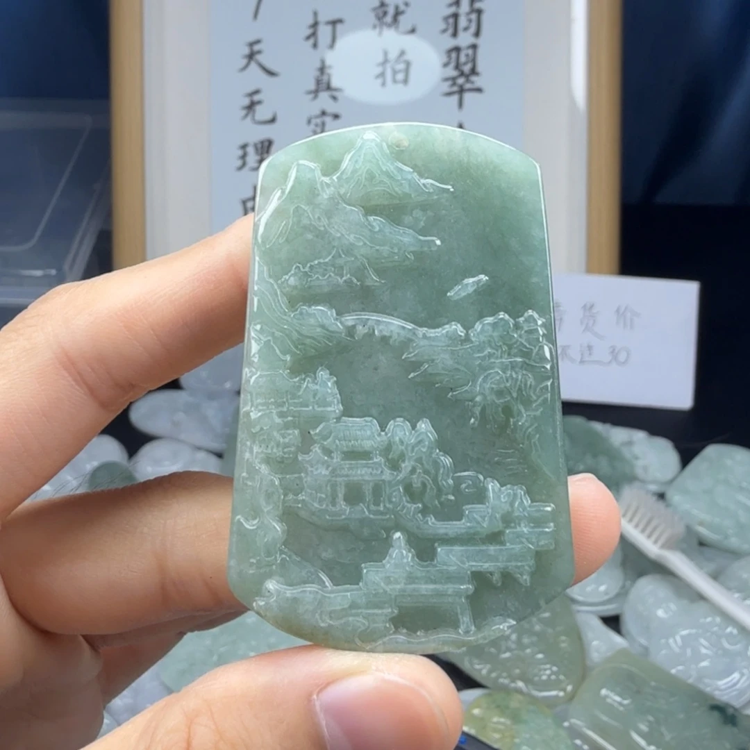 颈饰未镶嵌翡翠翡翠