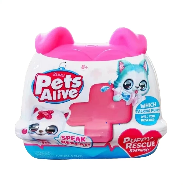 ZURU新品佩特宠物救护小店手提箱宝宝医生过家家动物养成玩具礼物