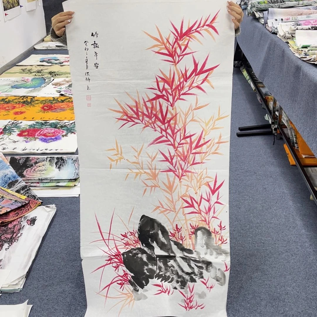 国国画作品小姐姐放漏…