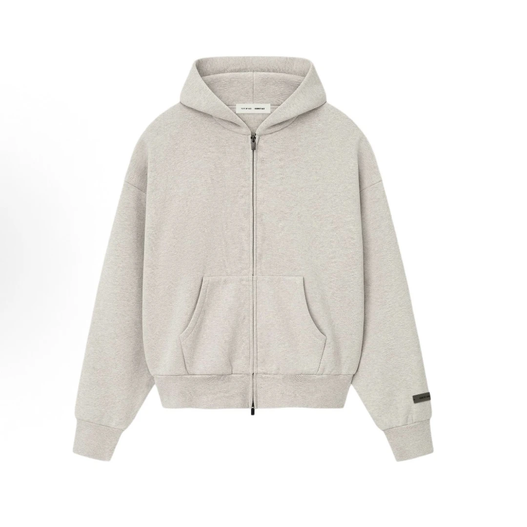 Essentials SS25系列  百搭潮流拉链开衫卫衣