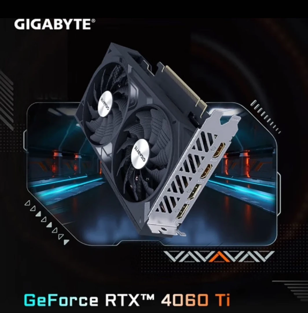 高性能游戏主机 技嘉4060Ti-8G 风魔双风扇 游戏独立显卡电竞显卡