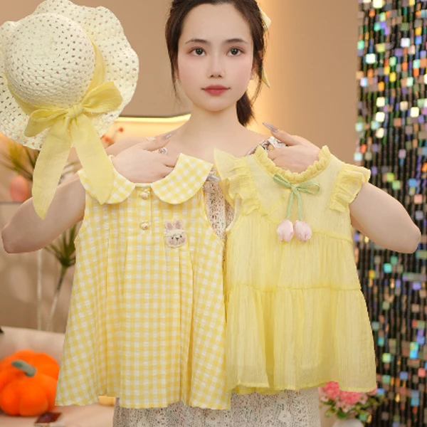 2025女童夏季洋气连衣裙小童宝宝甜美可爱公主风清新棉布裙儿童装