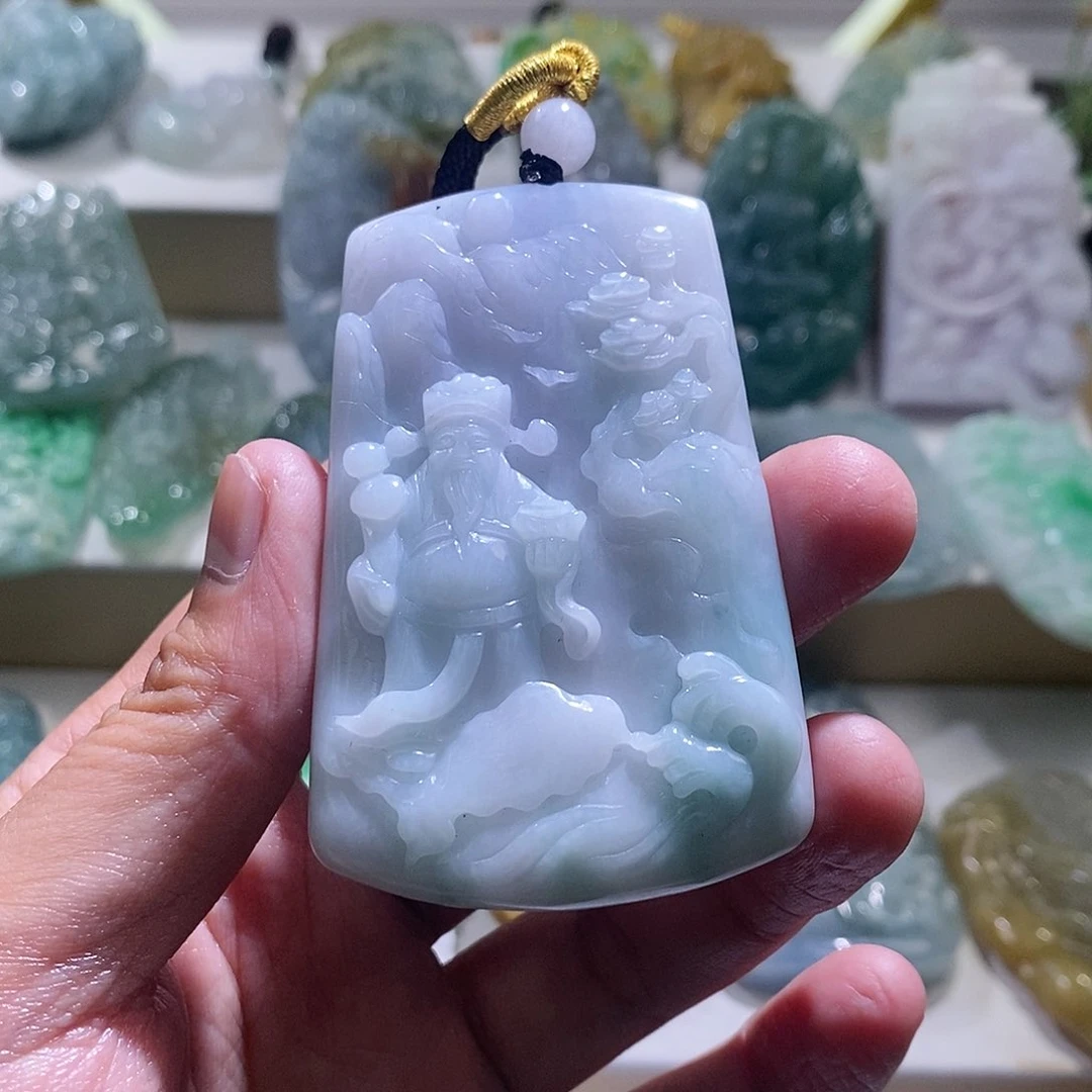 【闪购商品】翡翠颈饰未镶嵌温****司财神