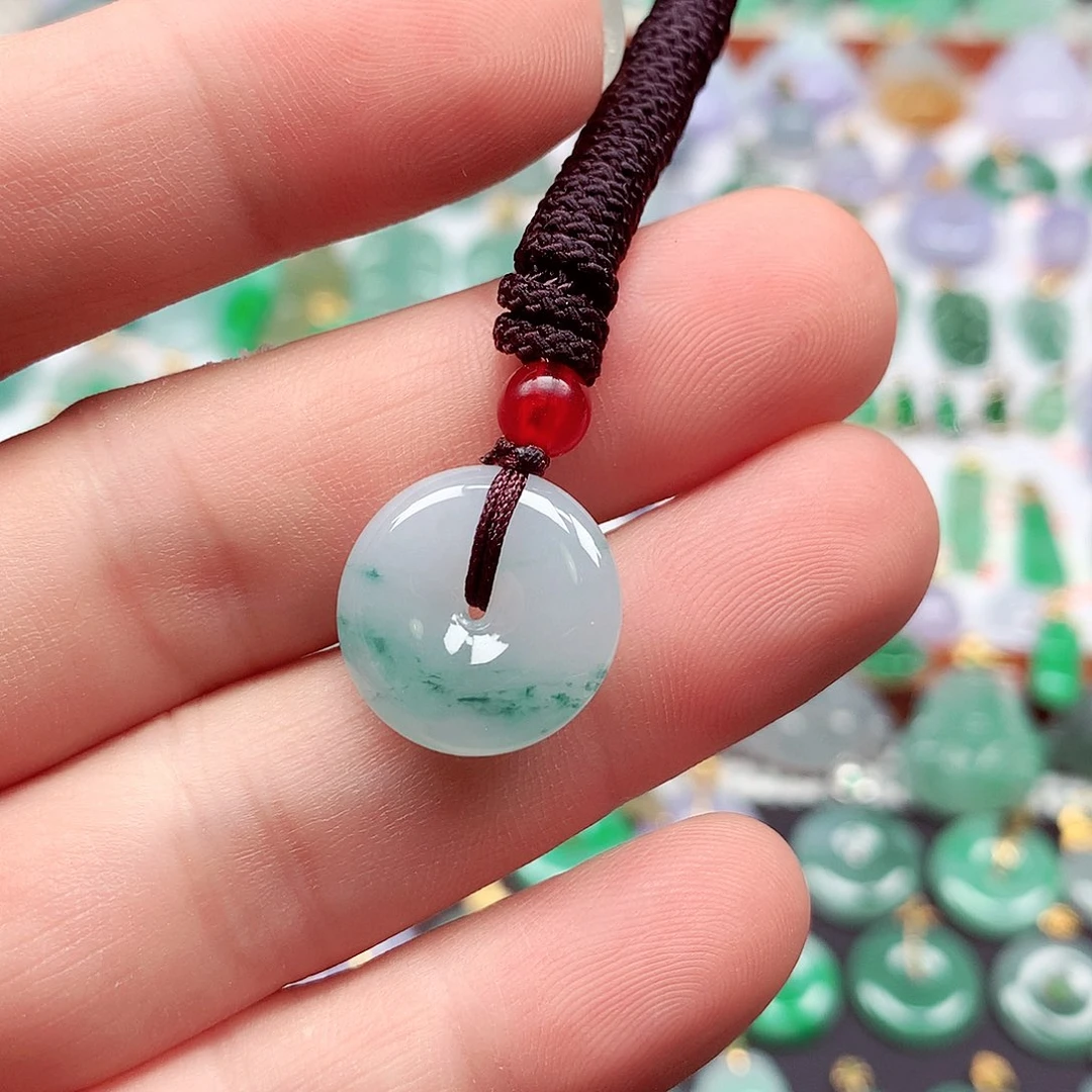 翡翠未镶嵌颈饰天然翡翠A货