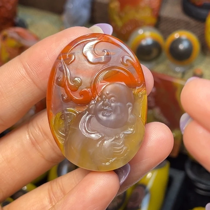 玛瑙/玉髓未镶嵌珠宝奇石北票佛公2888