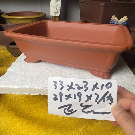 宜兴紫砂花盆马槽