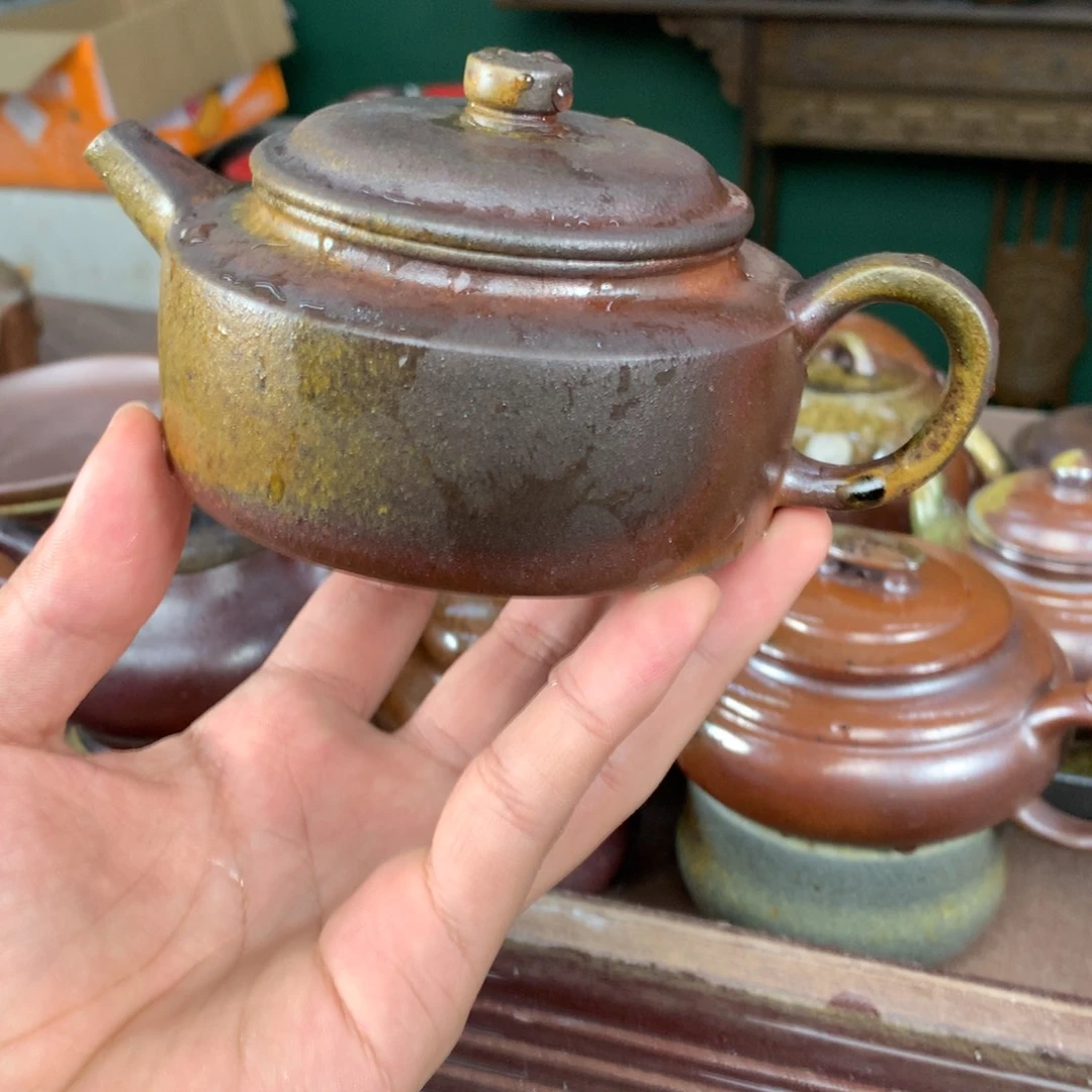 紫砂柴烧纯自然柴烧