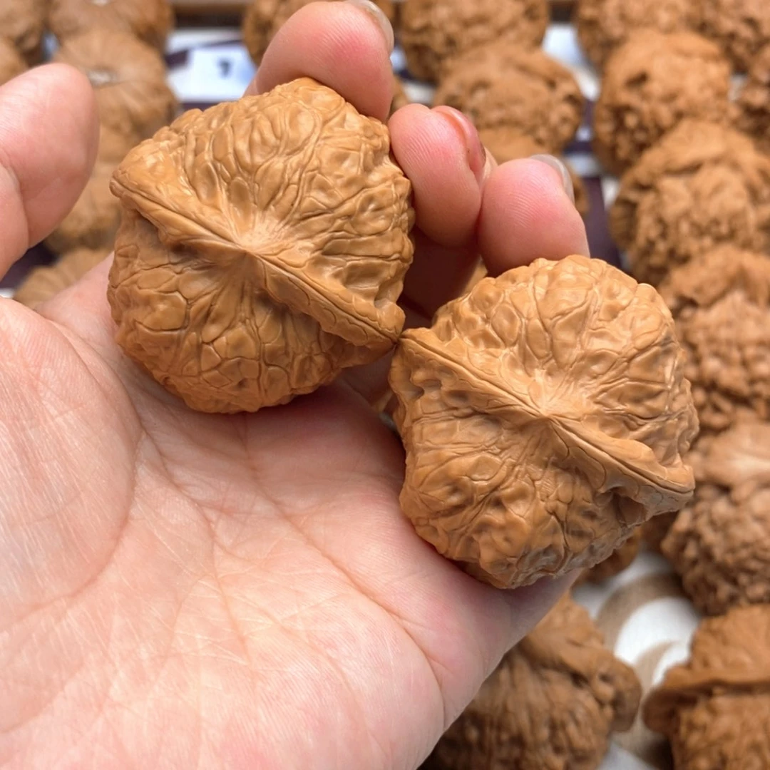 【闪购商品】文玩核桃把件江**画414号南瓜墩