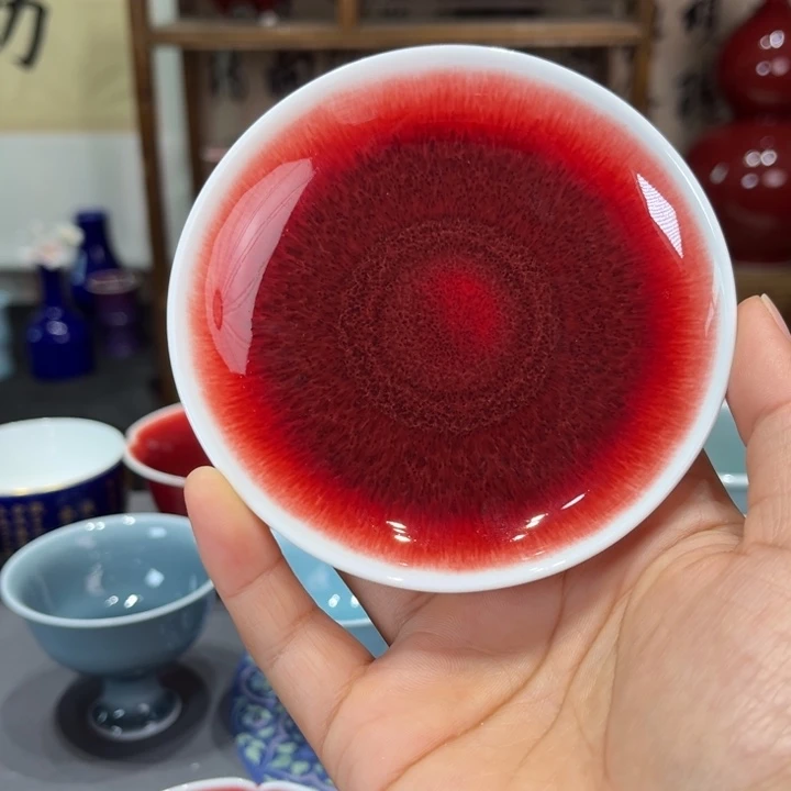 景德镇陶瓷浅行窑杯垫