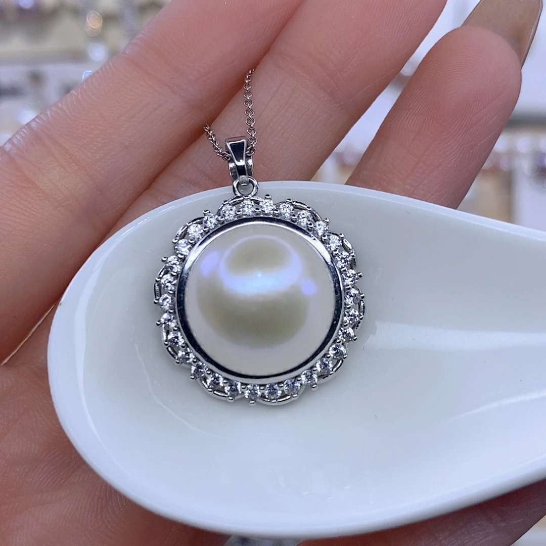 合金颈饰淡水珍珠14➕