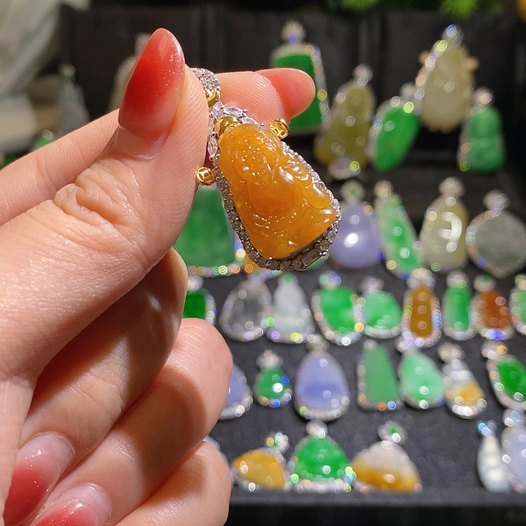 颈饰银S925镶嵌翡翠陳****y天然翡翠